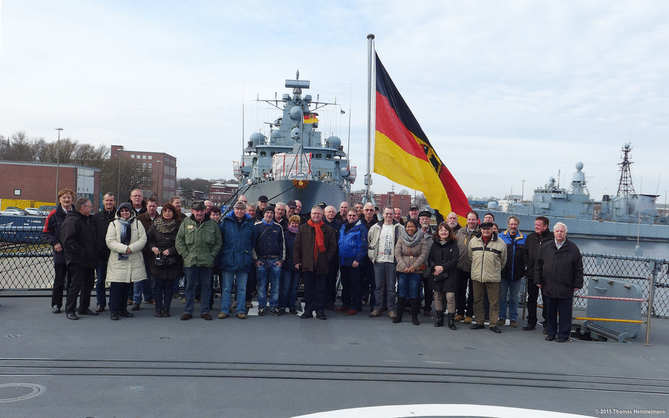 Gruppenbild Fregatte Sachsen